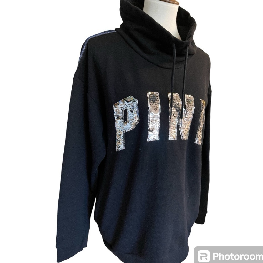 PINK Victoria’s Secret Funnel Neck Sweatshirt - Picture 6 of 10